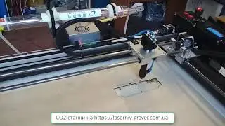 Резка фанеры СО2 станком мощностью 40 Вт