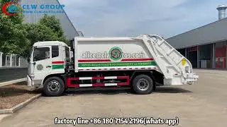 Dongfeng 14cbm Refuse Compactor Truck for Solid Waste Collection and Disposal