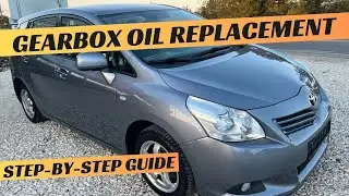 Замена масла в механической коробке передач Toyota Verso AR20 2.2 D-4D EA62