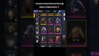 BTS Dress best Pro dress combination in free fire//noob to pro dress combination BTS bundle ❤️🔥