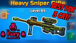 You NEED Heavy Sniper For 3 Cat! | Heavy Sniper Review | Pixel Gun 3D