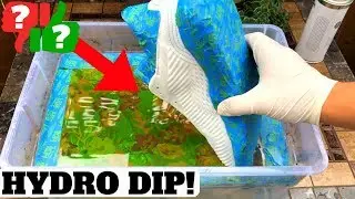 HOW TO HYDRO DIP WITH HYDROGRAPHIC FILM! SNEAKER CUSTOM FUN