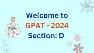 GPAT 2024 - Section D _ Practice MCQ _ #exam #pharmacy #gpat #gpat2024 #gpatmcq #pharmacymcqs