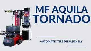 Mondolfo Ferro Aquila Tornado automatic tire disassembly system