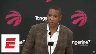 [FULL] Raptors GM apologizes to DeMar DeRozan, talks Kawhi Leonard trade in press conference | ESPN