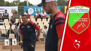 Huiti&egrave;me du triplette : MOLINAS vs CHARPENTIER - Championnat Auvergne Rh&ocirc;ne-Alpes de p&eacute;tanque 2024