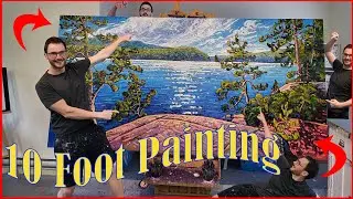 How to make a 10 foot painting!