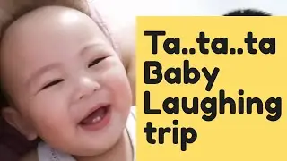 Baby laughing hilariously