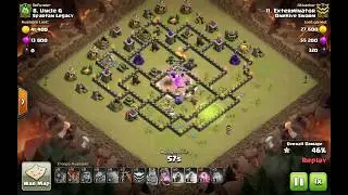 How to GoBoLaloon (GoLaLoon) max Th9 base? th9 three star attacks Clash of Clans