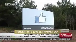 China's Tencent worth more than IBM and Oracle with $200 billion market cap for first time