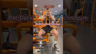 Pec Deck machine Technogym pour travailler les pectoraux