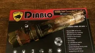 Polleyfire gets tasered . Guard dog Diablo taser Review/ test.