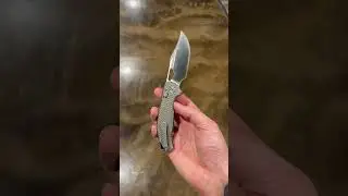 In the shop with the Kunwu Knives Django #knives #edc #knife #kunwu #everydaycarry