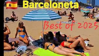 Best of  Barceloneta Beach 🇪🇸  Barcelona's Most Famous Beach Walk