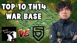 Top 10 Th14 War Base with Link | Queen Walkers vs Penta Bases & Queen Walkers vs Team Ninja Bases