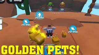 MAKING GOLDEN PETS & MAKING MORE PROGRESS IN TAP SIMULATOR! (Roblox)