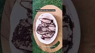 Only 3 Ingredients Chocolate Ice Cream recipe at home #shorts