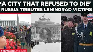 RUSSIA HONOURS VICTIMS: St Petersburg Remembers Victims Of The Brutal Siege Of Leningrad |World News