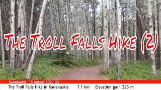 The Hiking Trail to Troll Falls and The Upper Falls at Kananaskis (2)