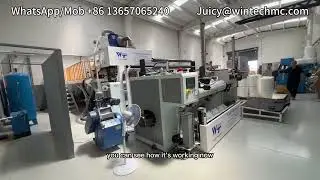 Manufacturer of Casting Film Equipment,No manual Production of 50KG LDPE Wrapping Film Jumbo Rolls