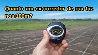 Fiz Meu Primeiro Teste Sprint 100m