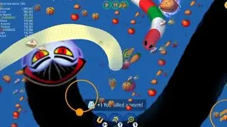 Wormszone.io pro player/full comedy video/intresting gameplay/fast kill/snake game/#short/#wormszone