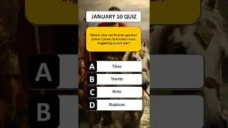 Do You Know about Caesar crossing this River? #quiz #trivia