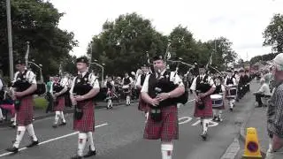 Derryclavin Pipe Band - 12th July 2011