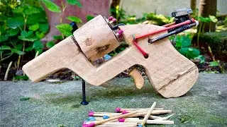 mainan kayu dan korek api desain antik - handmade wood