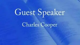 God Punishes Our Iniquities [Charles Cooper]