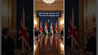 India‑UK FTA 2025: Explained! #shrots #viral #trending #fta