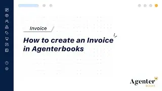 How to create an Invoice I AgenterBooks