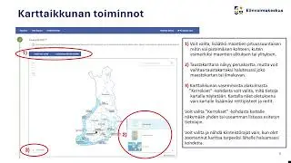 2. Uusi hakemus ja kartan toiminnot