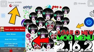 310k HIGH SCORE 😵+ OVER CROWDED LOBBY MODMENU 2.16.2 NEW MODS WITH X8 SPEEDER+ZOOM| (AGAR.IO MOBILE)