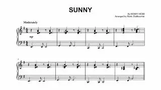 Sunny - Piano Sheet Music