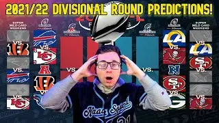 2021-2022 NFL DIVISIONAL ROUND - SUPER BOWL PREDICTIONS! WHO IS GOING TO SUPER BOWL 56?