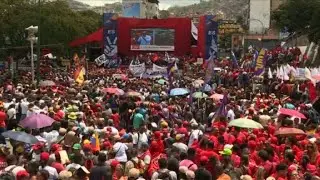 Government supporters attend pro-Maduro rally in Caracas