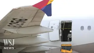 Watch: Plane Door Opened During South Korea Flight, Passenger Detained | WSJ News