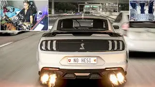 700 HP SHELBY GT500 STAGE 1 FBO | STEERING WHEEL + PEDAL CAM | ASSETO CORSA