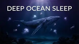 Deep Ocean Night Sleep 🌊 Dark Underwater Ambience for Insomnia (4K