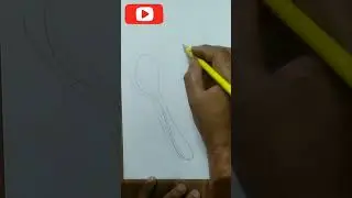 How to draw Realistic spoon drawing in pencil shade।। Artist Pradip Pal।। Suryadeep Art Gallery ।।