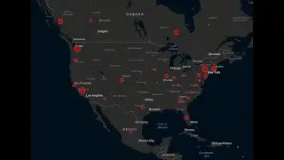 Look At  Map Of USA  COVID -19 Areas And Numbers 3/10/2020