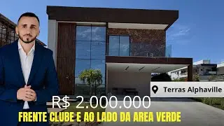 Casa em um terreno  RARO, 410 m2 ao lado da área verde e frente clube ! Espetacular!!🤩