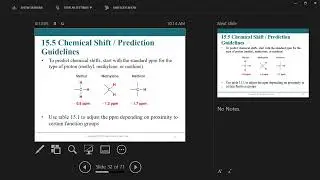 Lecture 7 Nuclear Magnetic Resonance Spectroscopy Organic Chemistry 2