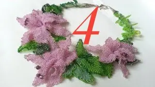 Necklace/Beaded necklace/DIY necklace/Beaded/Колье своими руками/Колье из бисера  