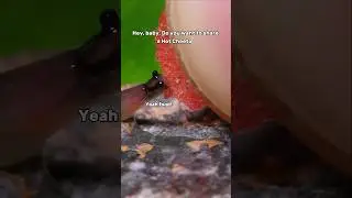 Hand feeding a cute baby slug, can they enjoy a hot Cheeto? #slugs #snail