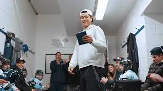 Barrie Colts Players Surprise Fan