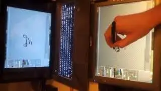 LE1700 as pseudo-cintiq, Horizontal