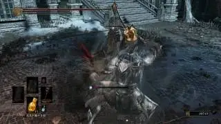ダークソウル３　ハベルの大盾の戦技使用例