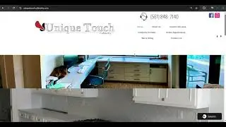 Website Analysis Video for Unique Touch Cabinetry